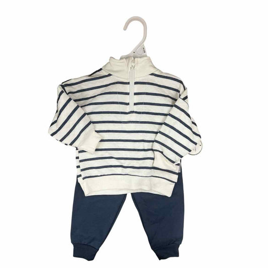 C Brand White Infant Size 9-12 MO Boy's 2PC Casual