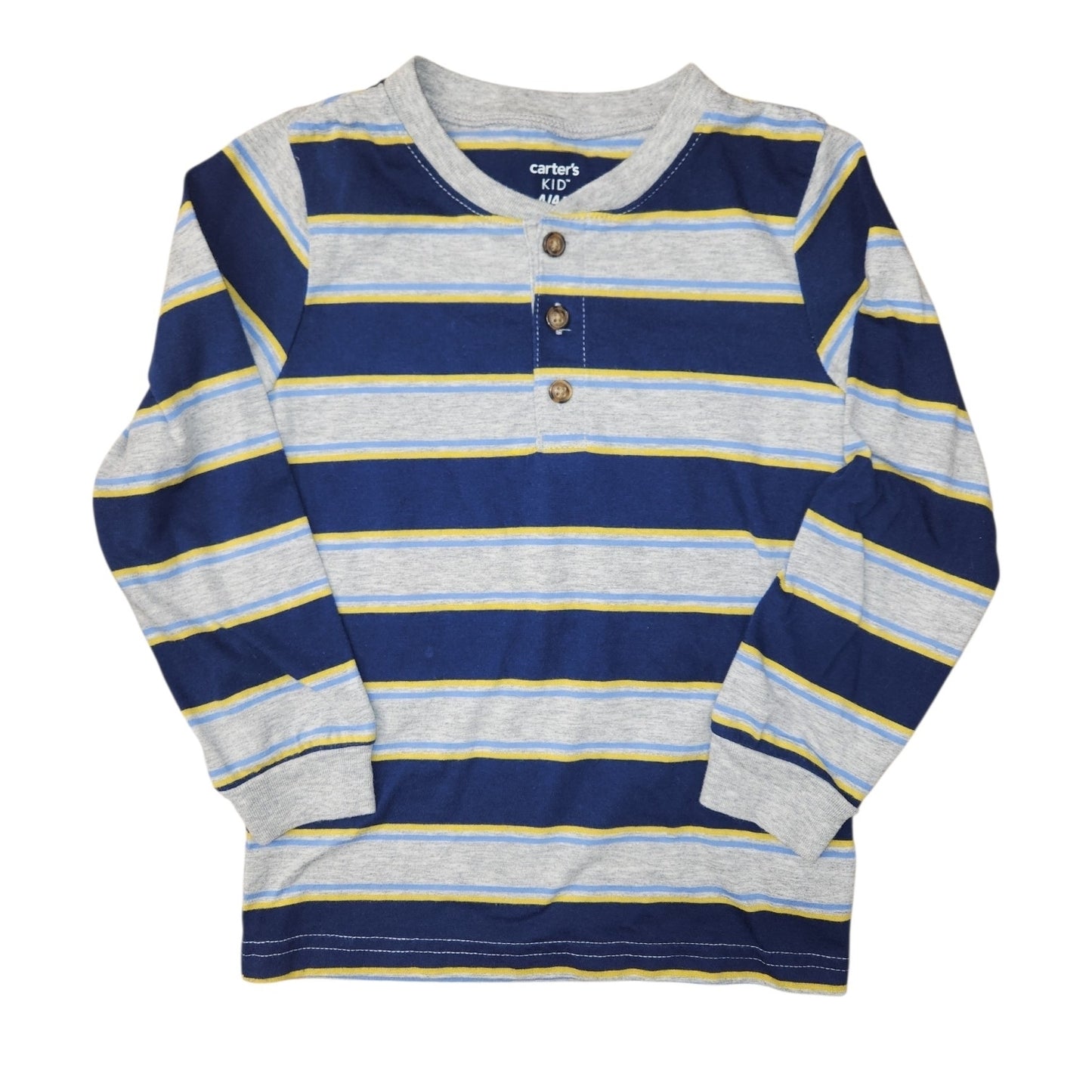 Carters (C) Grey Toddler Size 4 Boy's LSTopBasic