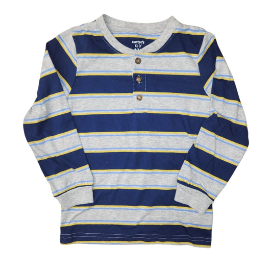 Carters (C) Grey Toddler Size 4 Boy's LSTopBasic