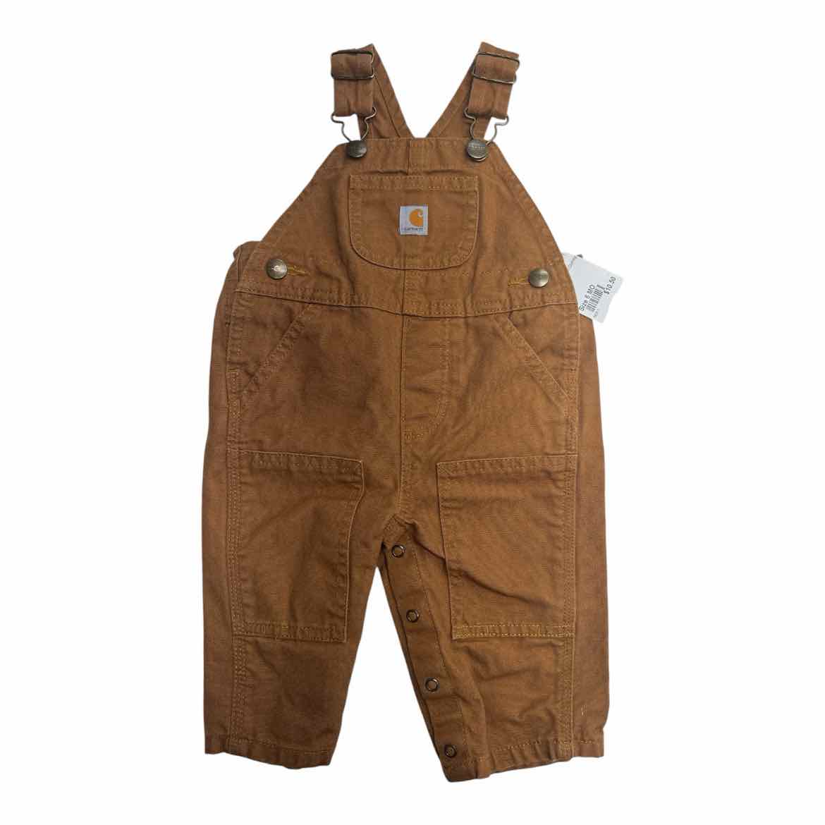 Carhartt (A) Brown Infant Size 6 MO Boy's Overall Pant
