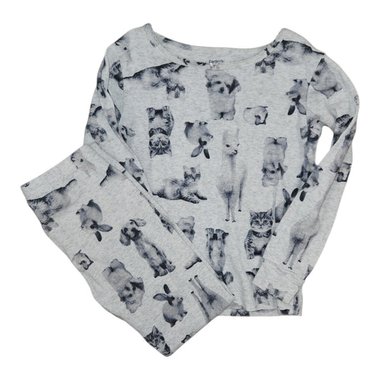 Carters (C) Grey print Toddler Size 4T Girl's 2PCSleepwear