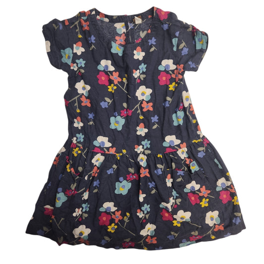 Tea Collection (A) Navy Youth Size 6 Girl's CasualDress