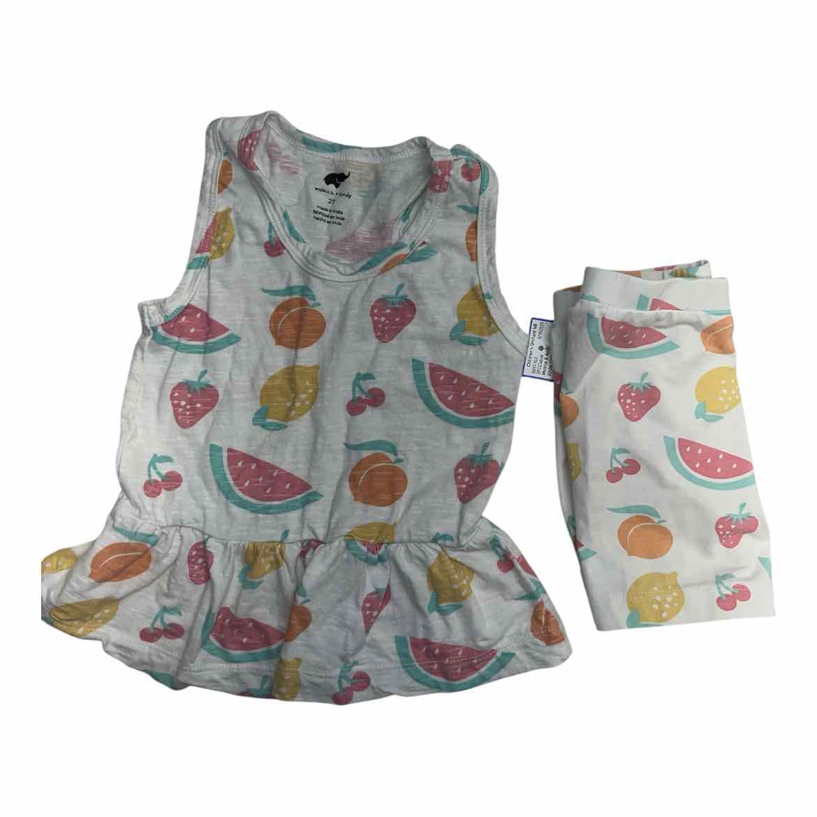 Monica & Andy White Toddler Size 2T Girl's 2PCCasual