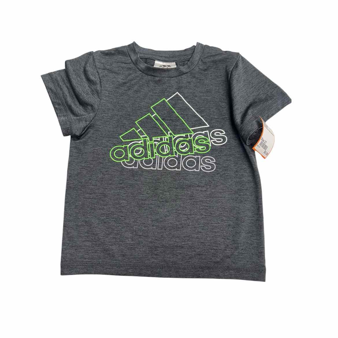 Adidas (B) Black Toddler Size 2T Boy's AthleticTopSS