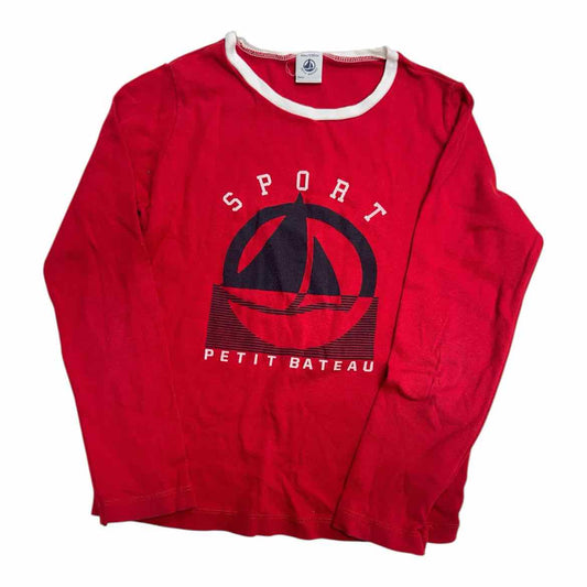 B Brand Red Youth Size 8 LSTopBasic