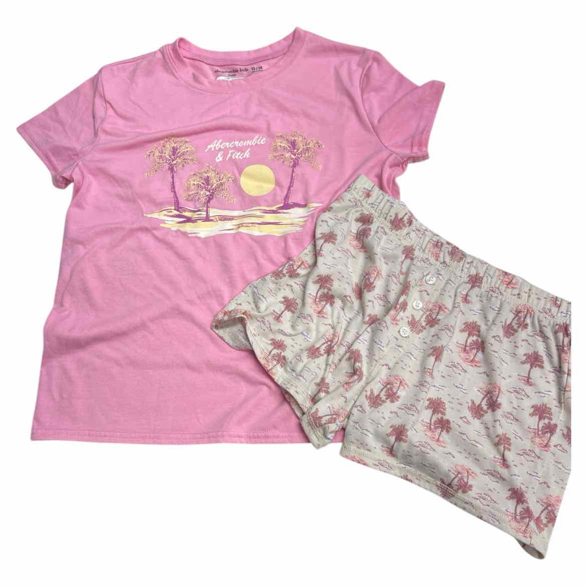 Abercrombie (B) Pink Youth Size 14 Girl's 2PCSleepwear