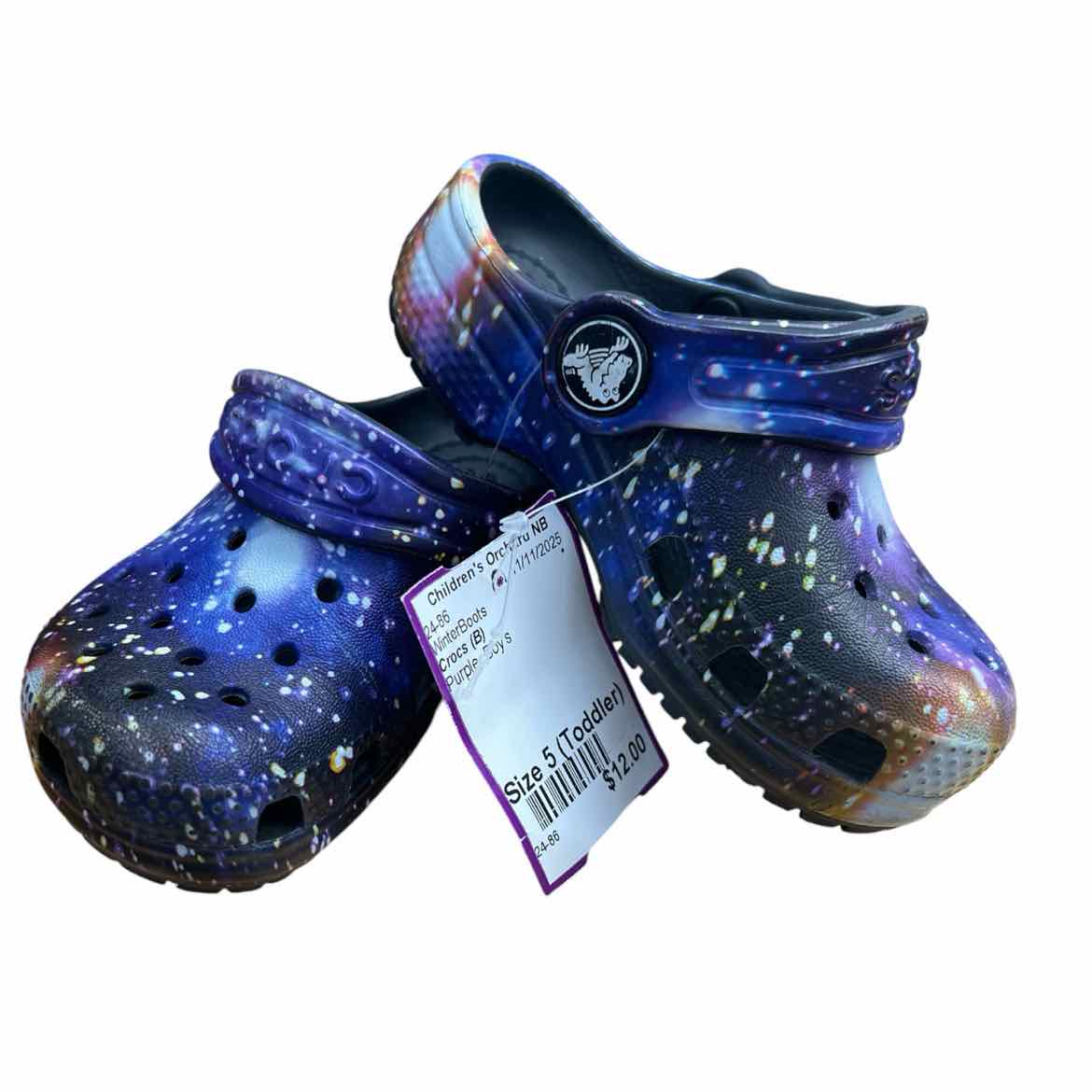 Crocs (B) Purple Toddler Shoe Size 5 (Toddler) WinterBoots