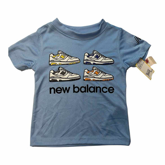 New Balance (B) Blue Infant Size 18 MO Boy's AthleticTopSS