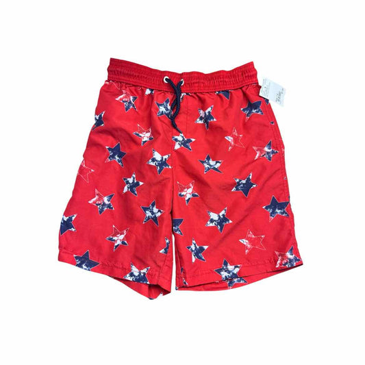Tommy Bahama (C) Red Youth Size 7-8 Boy's SwimTrunks