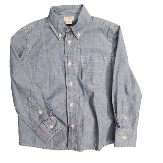 Crewcuts (B) Blue Toddler Size 4-5 ButtondownLS