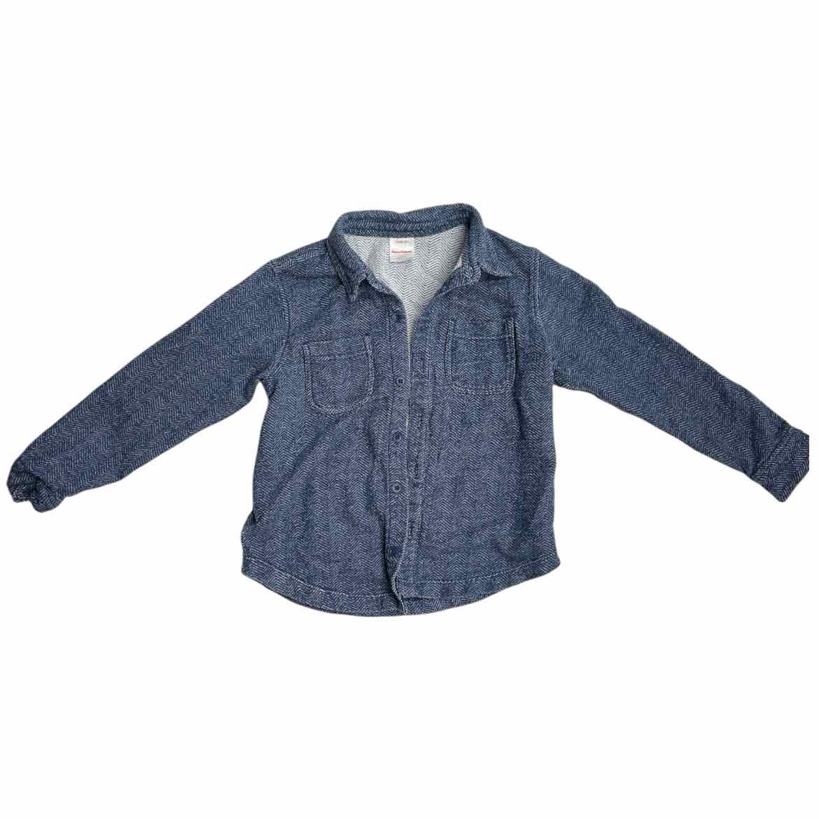 Hanna Andersson (A) Blue Toddler Size 5 Boy's ButtondownLS