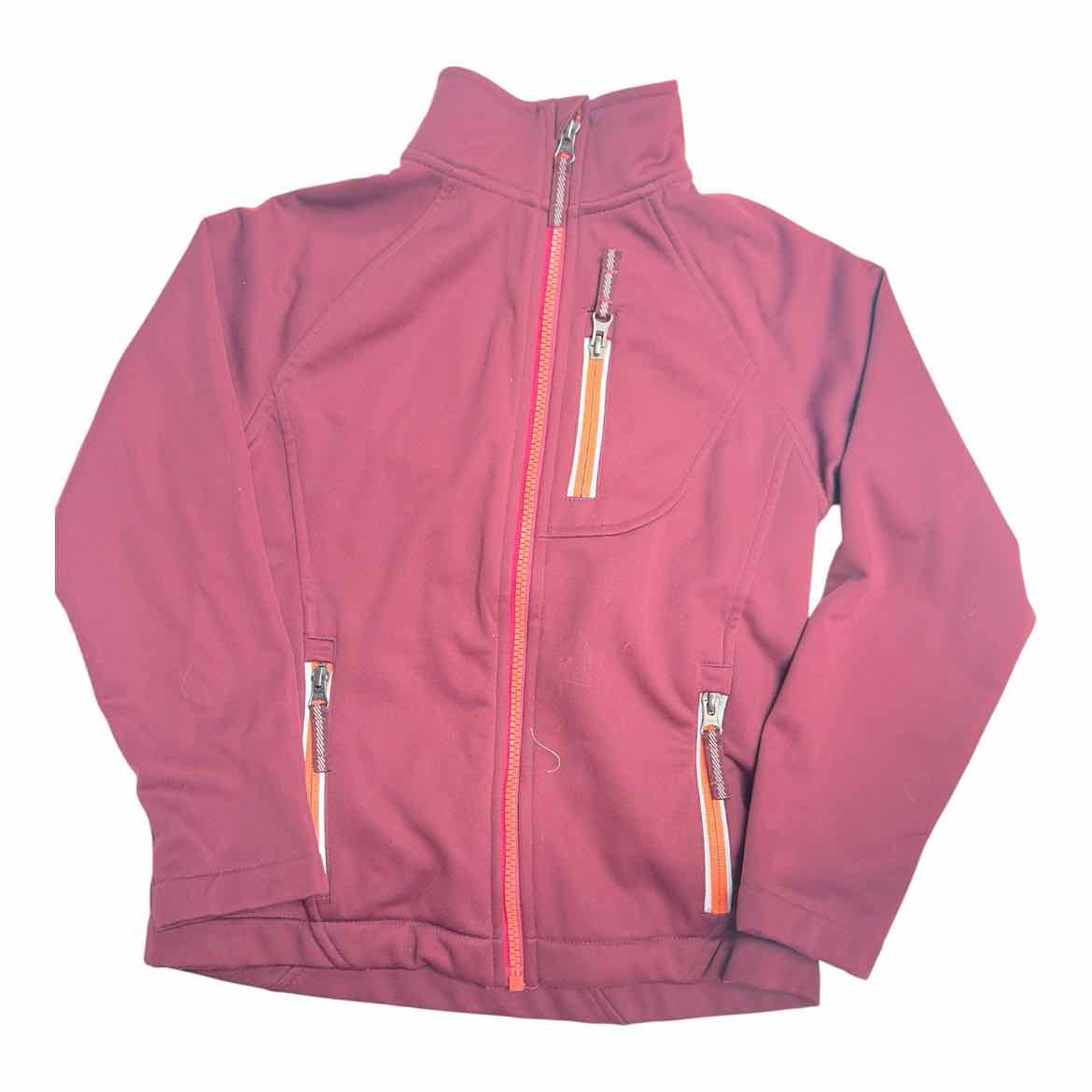 Lands End Maroon Youth Size 6X-7 Girl's Jacket Light