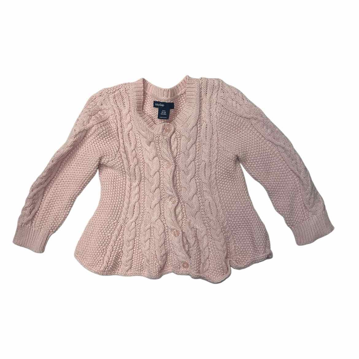 Gap (B) Pink Infant Size 12-18 MO Girl's SweaterLight