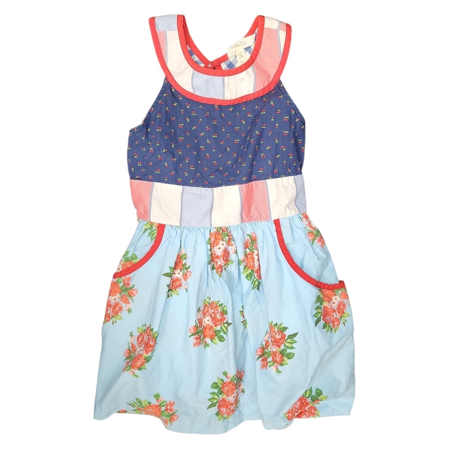 Matilda Jane (A) Blue Youth Size 8 Girl's CasualDress