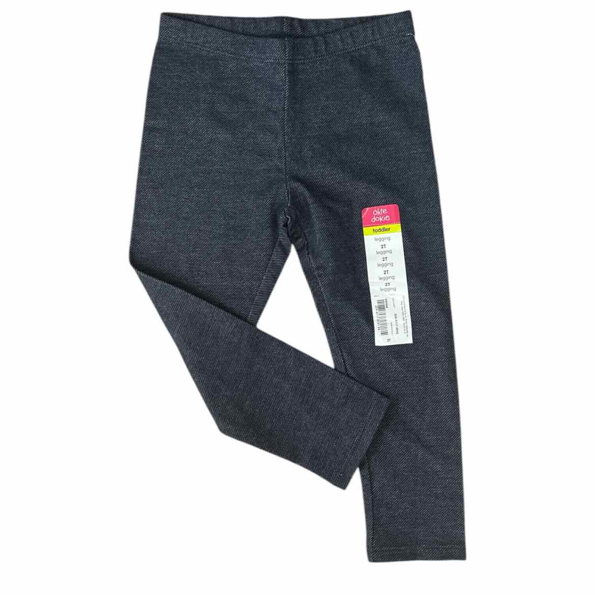 Okie Dokie (D) Blue Toddler Size 2 Girl's BasicLeggings