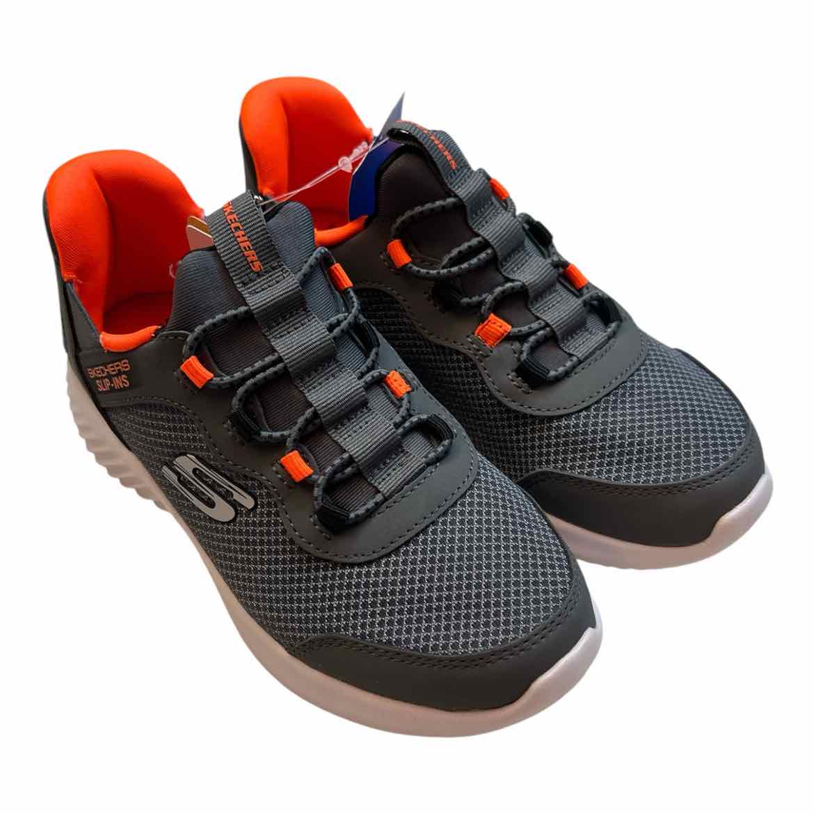 Skechers (B) Grey Youth Shoe Size 13.5 (Youth) Boy's Athletic Shoes
