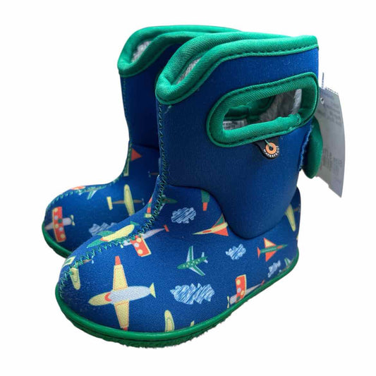 Bogs (A) Blue Toddler Shoe Size 5 (Toddler) Boy's WinterBoots