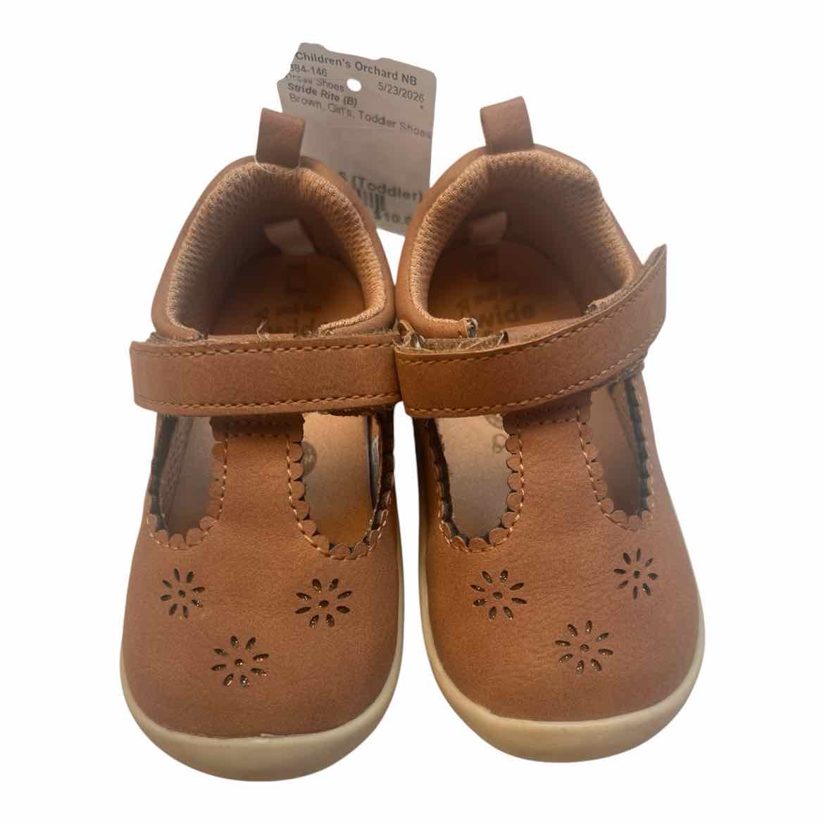 Stride Rite (B) Brown Toddler Shoe Size 6 (Toddler) Girl's Dress Shoes