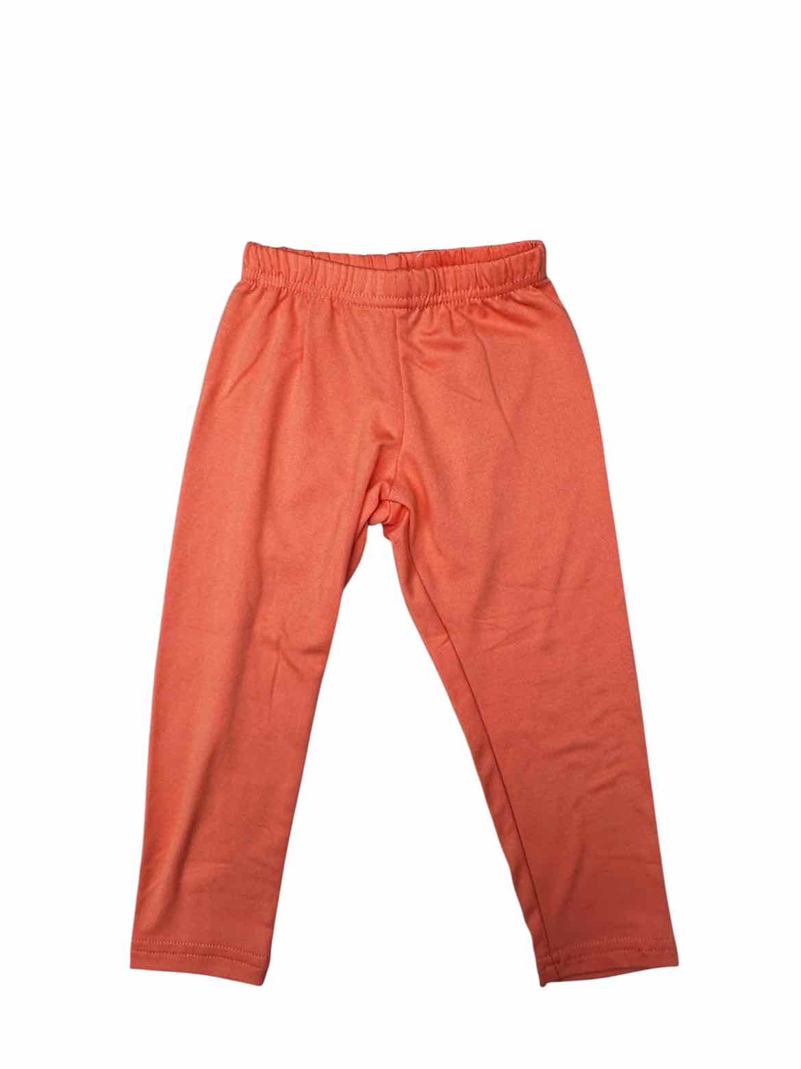 Dot Dot Smile (C) Orange Toddler Size 2-3 Girl's BasicLeggings