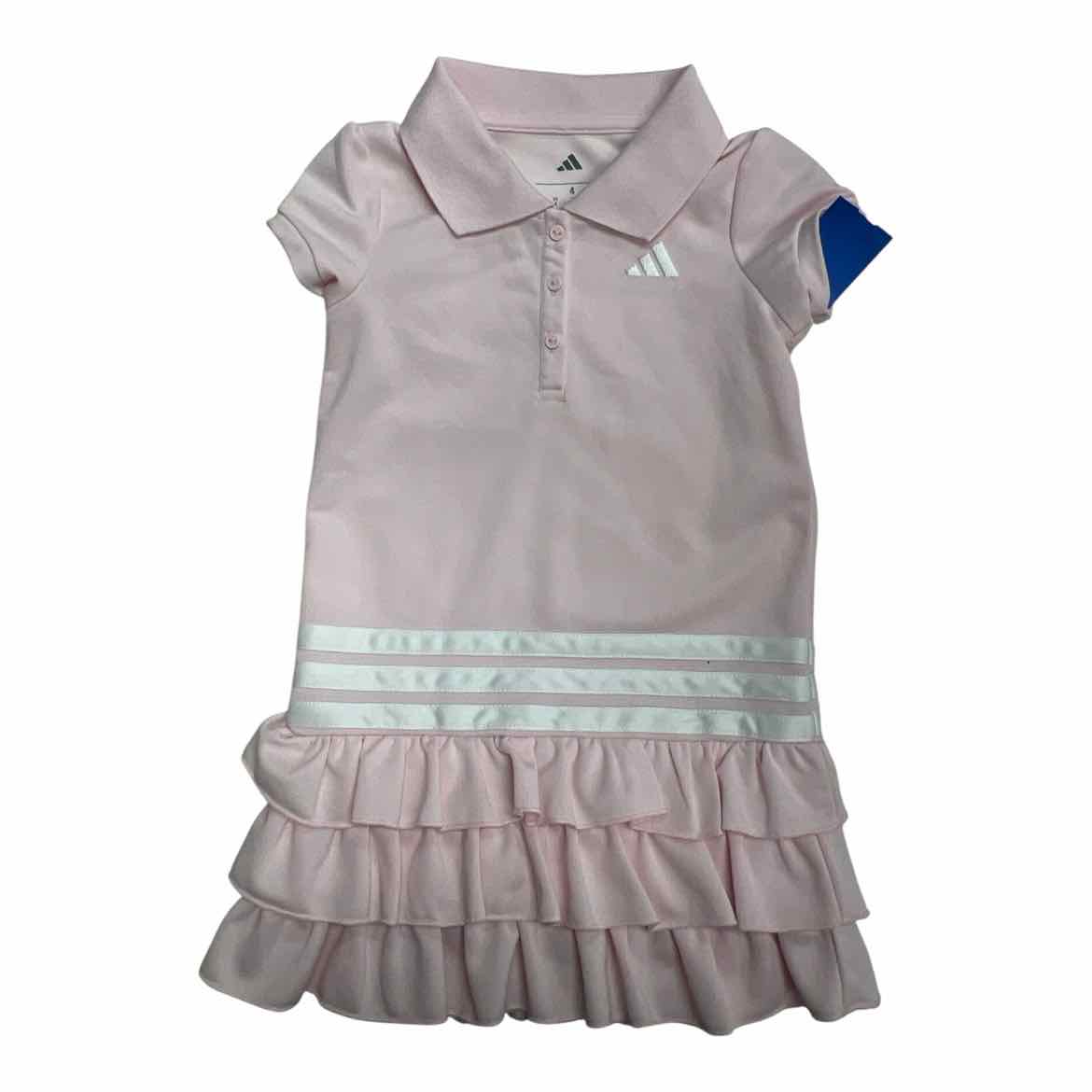Adidas (B) Pink Toddler Size 4 Girl's CasualDress