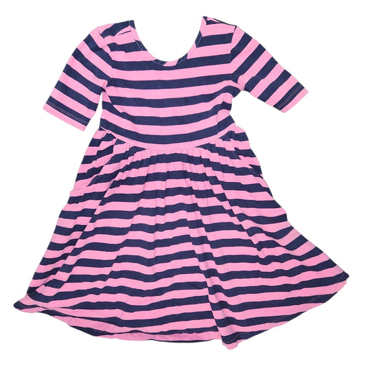 Hanna Andersson (A) Stripe Youth Size 6-7 Girl's CasualDress