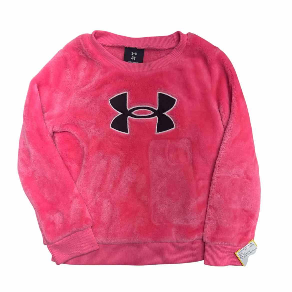 Under Armour (B) Pink Toddler Size 4T Girl's LSTop