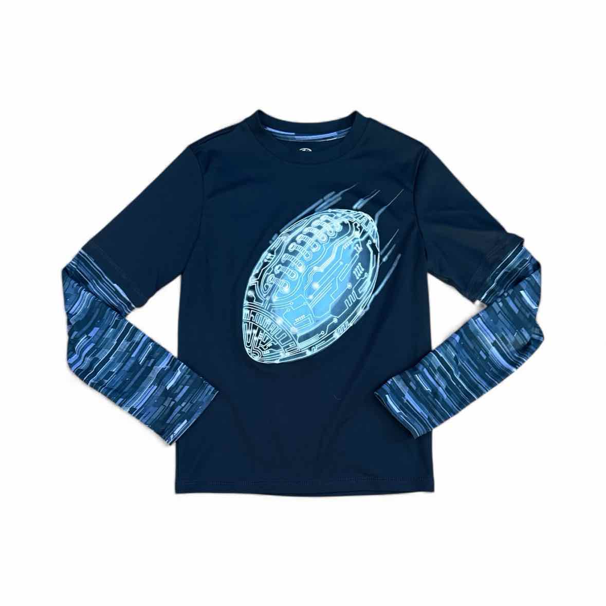 Athletics Works (D) Blue Youth Size 6-7 AthleticTopLS