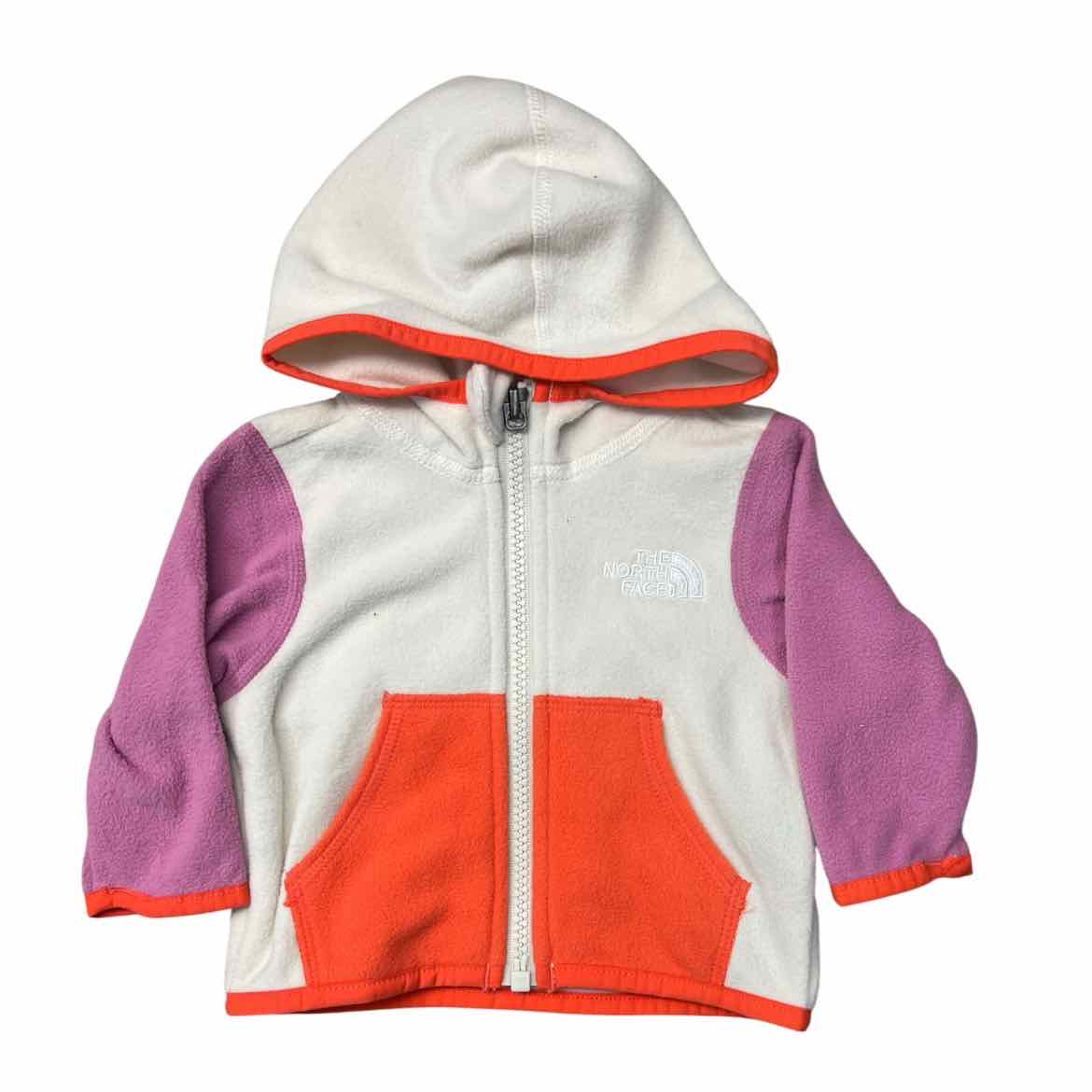 North Face (AA) White Infant Size 0-3 MO Girl's Jacket Fleece