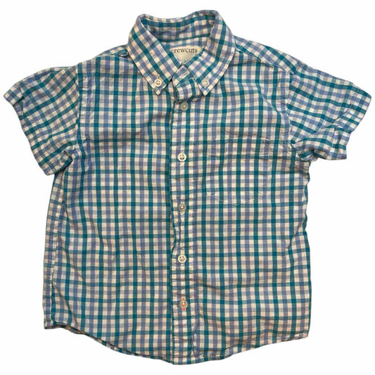 Crewcuts (B) Blue Toddler Size 2T Boy's ButtondownSS
