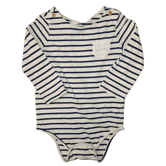 OshKosh BGosh (B) White Infant Size 12-18 MO Girl's LSTop