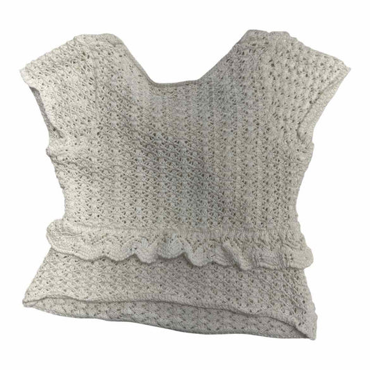 Zara (B) White Youth Size 8-9 Girl's SSTop