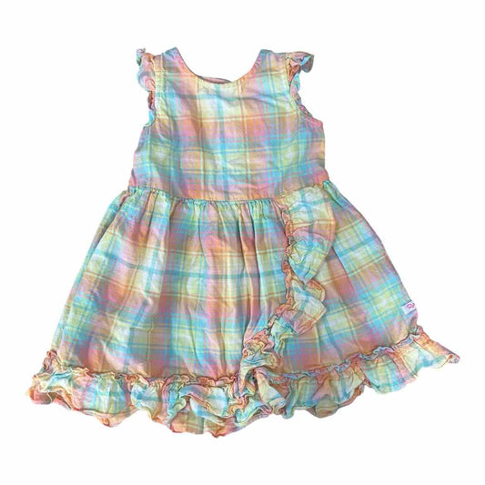 Ruffle Butts and Rugg (B) Plaid Toddler Size 4T Girl's Sundress