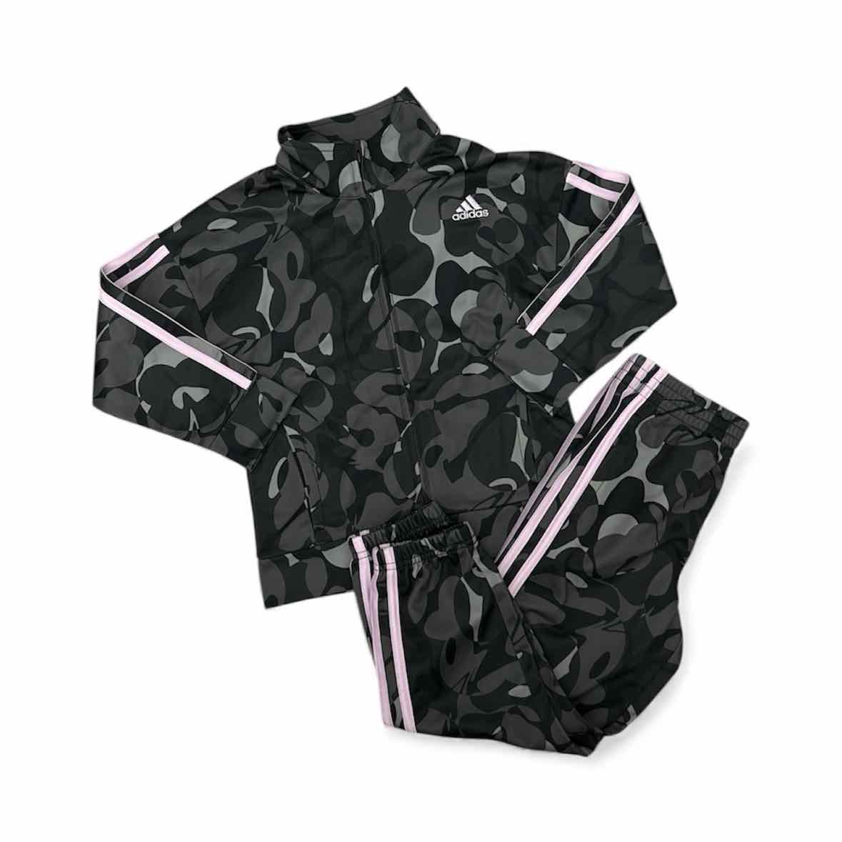 Adidas (B) Grey Toddler Size 4T 2PCAthleticPantSuit