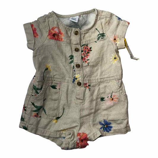Old Navy (C) Cream Infant Size 0-3 MO Girl's CasualRomper