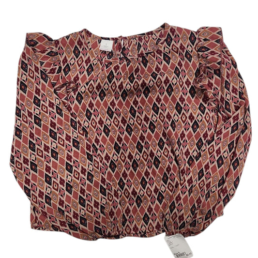 C Brand Maroon Youth Size 8 LSTop