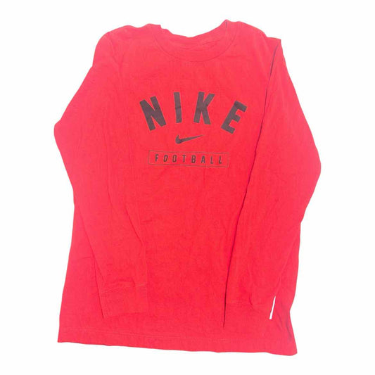 Nike (B) Red Youth Size 10-12 Boy's LSTopBasic