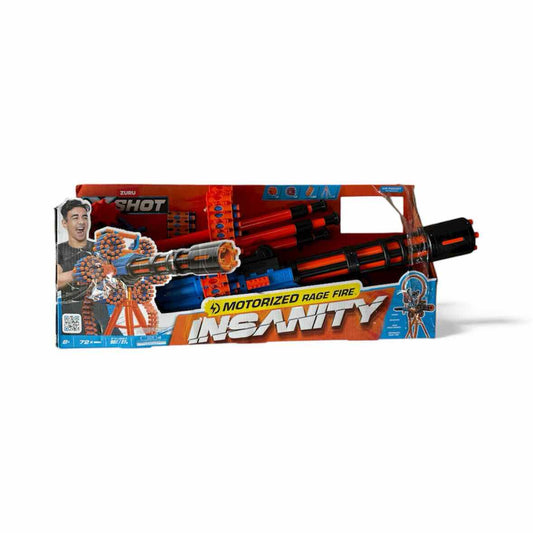 XSHOT Insanity Motorized Rage Fire Toy Dart Blaster by ZURU