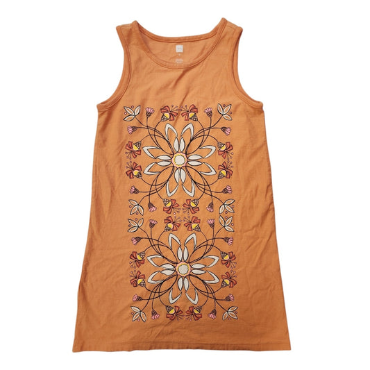 Tea Collection (A) Coral Youth Size 7 Girl's Sundress