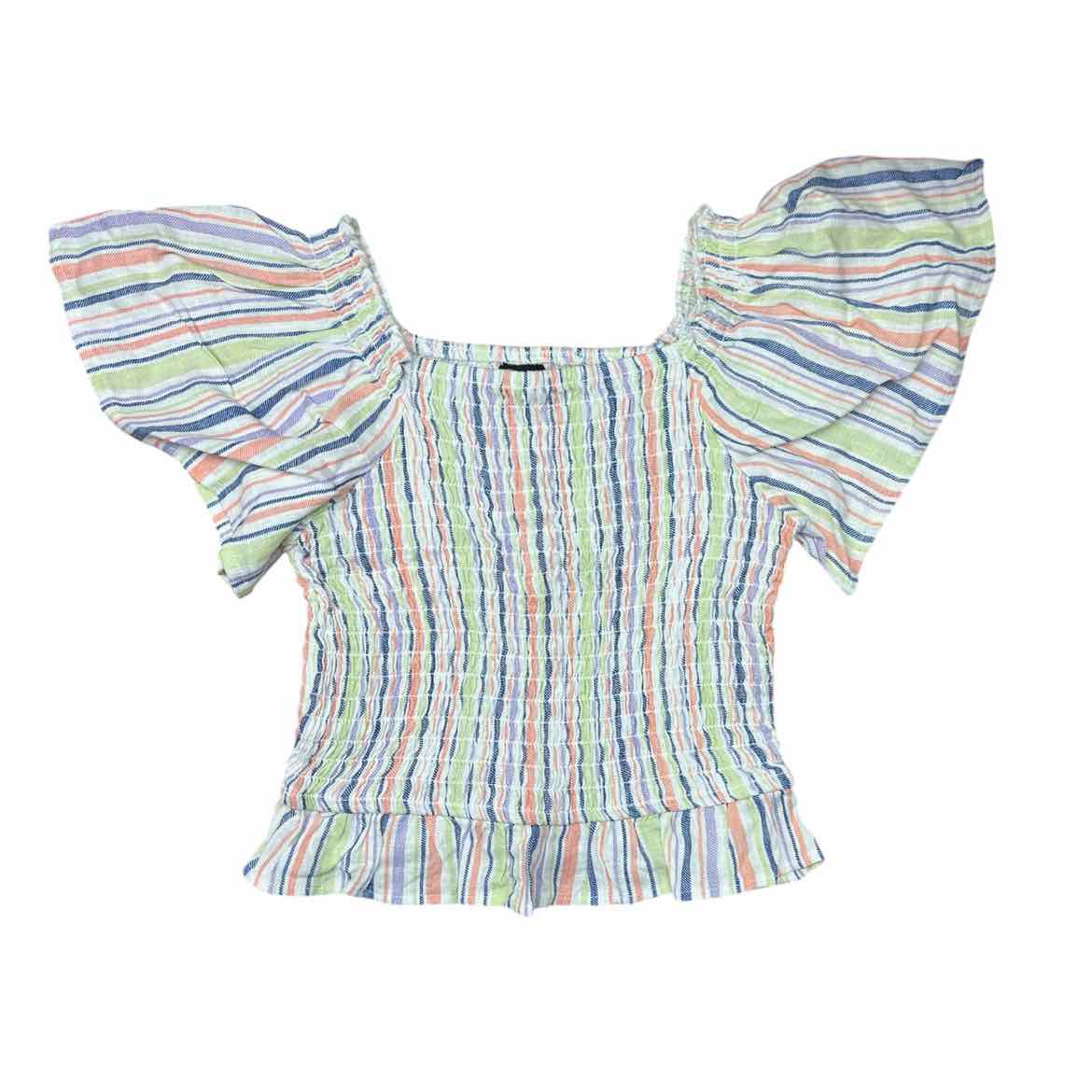 Art Class (D) Stripe Youth Size 10-12 Girl's SSTop