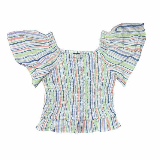 Art Class (D) Stripe Youth Size 10-12 Girl's SSTop