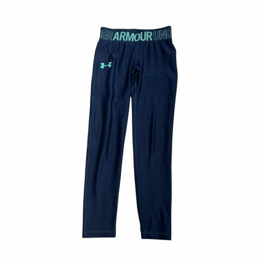 Under Armour (B) Blue Youth Size 7-8 Girl's AthleticLeggings