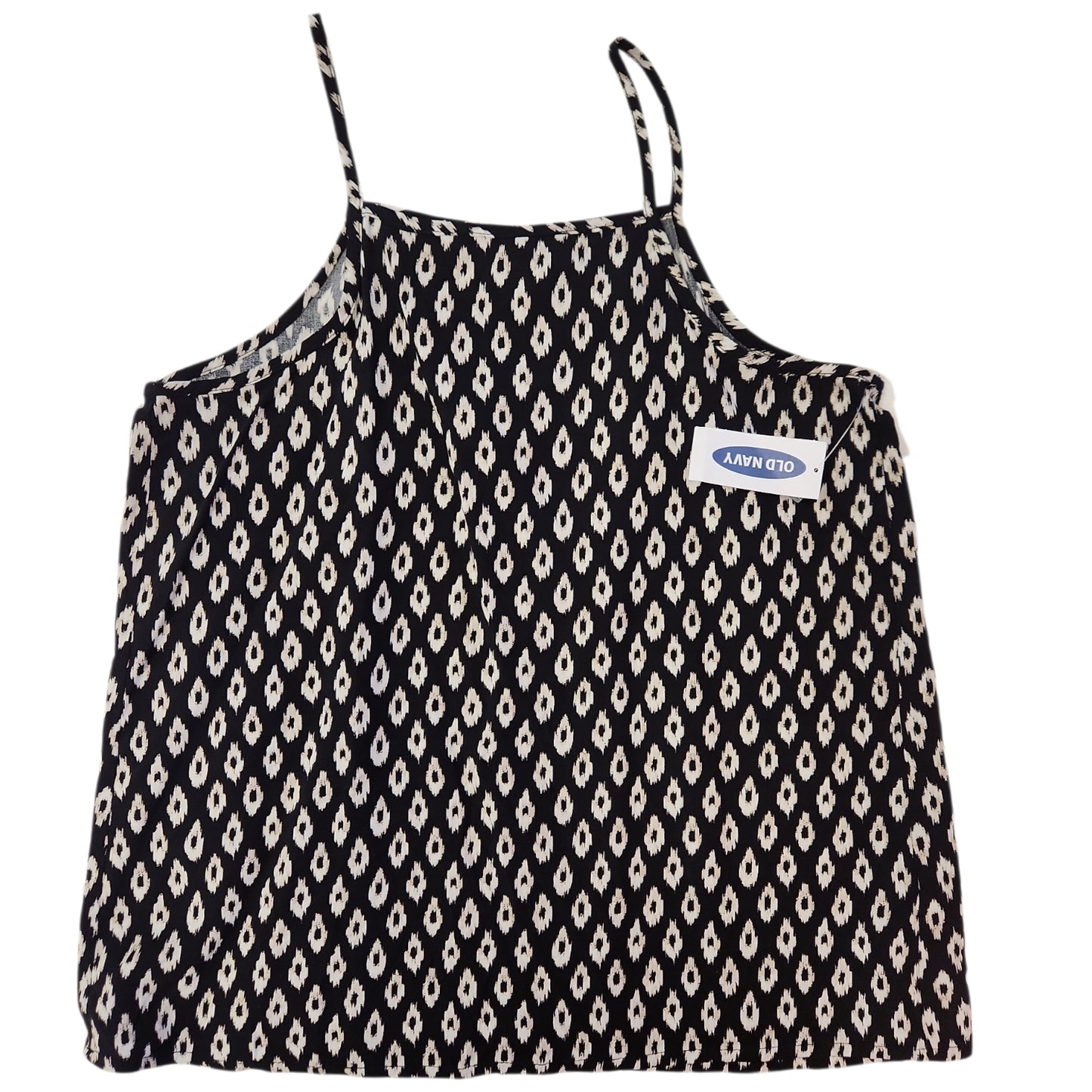 Old Navy (C) Black Print Tween Size 10-12 TankTop