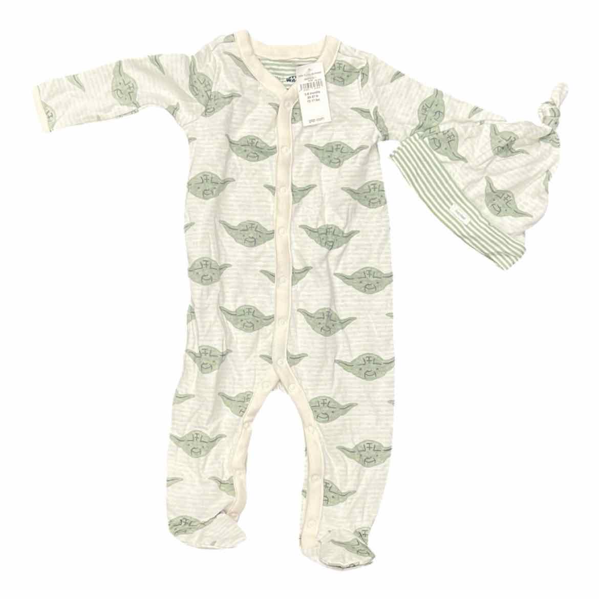 Baby Gap (B) Green Print Infant Size 3-6 MO Boy's 2PC Casual