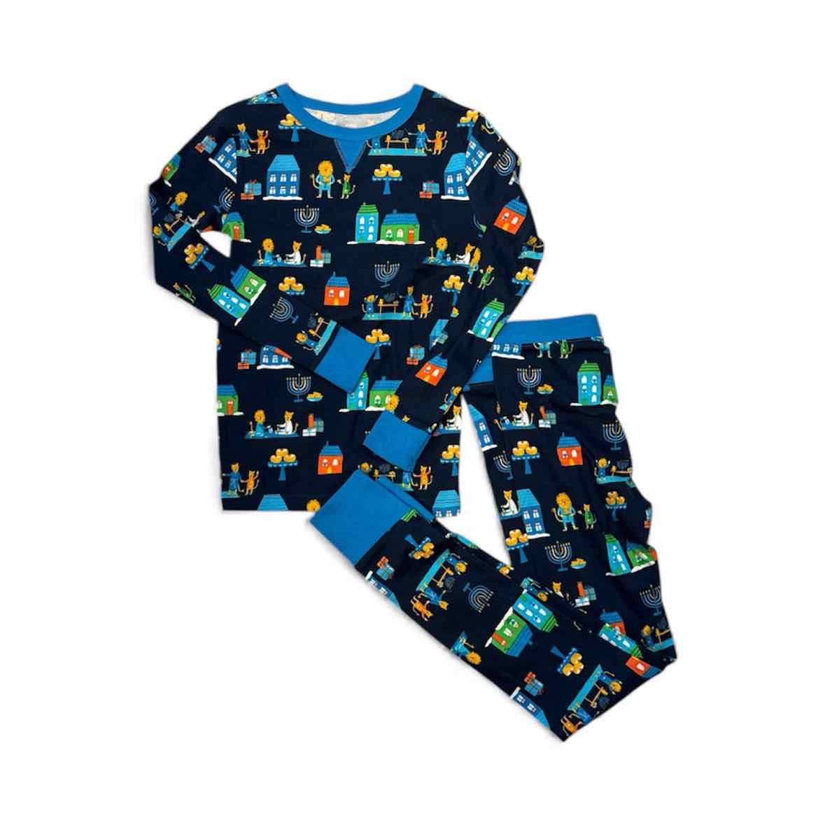 D Brand Blue Print Youth Size 10 2PCSleepwear