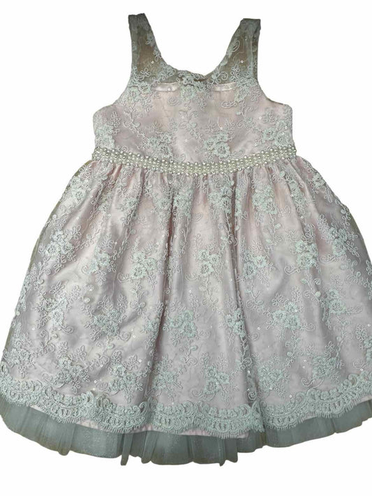 American Princess (A) Pink Toddler Size 4T Girl's FormalDress