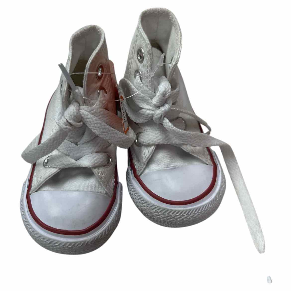 Converse All Star (B) Infant Shoe Size 2 (Infant) White Boy's Casual Shoes
