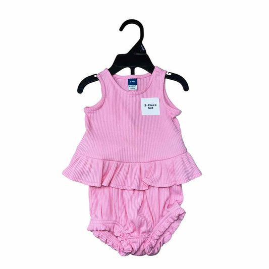Old Navy (C) Pink Infant Size 3-6 MO Girl's 2PC Casual