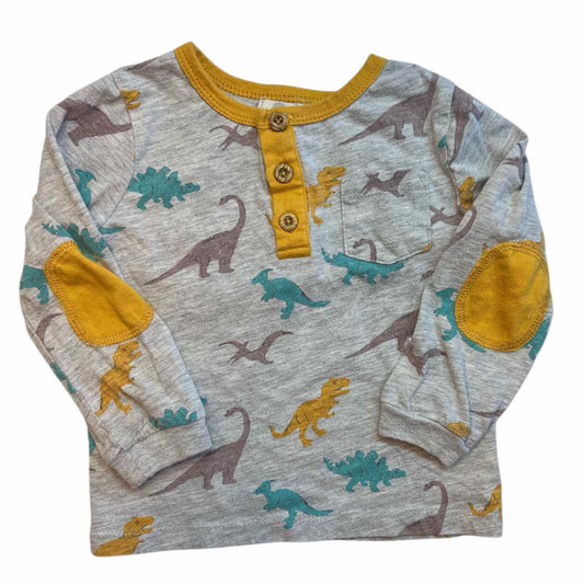 Peek (A) Grey print Infant Size 12-18 MO Boy's LSTopBasic