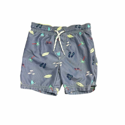 Carters (C) Grey print Toddler Size 3 Boy's SwimTrunks