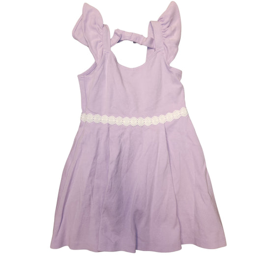 Janie and Jack (A) Purple Youth Size 6 Girl's CasualDress